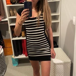 French Connection black and white dress